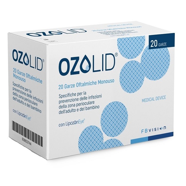 Garza Ozolid Oftalmica Tnt Con Olio Ozonizzato In Fosfolipidi Lipozoneye 20 Pezzi Garza Ozolid Oftalmica Tnt Con Olio Ozonizzato In Fosfolipidi Lipozoneye 20 Pezzi