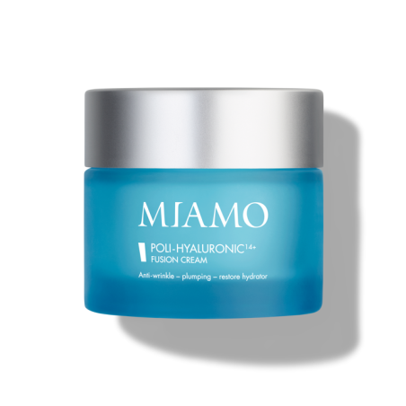 MIAMO FULL PRODUCT MIAMO LONGEVITY PLUS POLI HYALURONIC 14+FUSION CREAM 50 ML