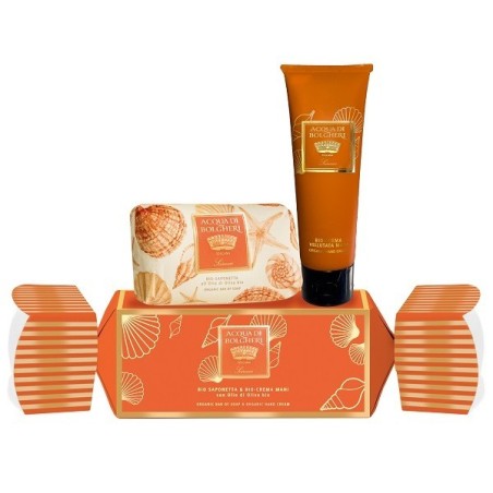SCIROCCO COFANETTO CARAMELLA BIO SAPONETTA & BIO CREMA MANICON OLIO DI OLIVA BIO
