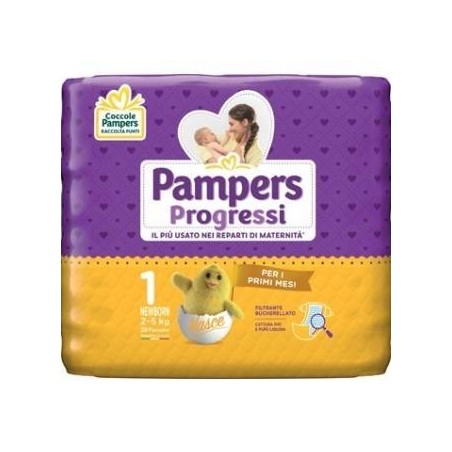 PAMPERS PROGRESSI NEWBORN 28PZ