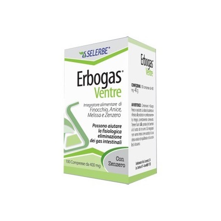 ERBOGAS VENTRE 100 COMPRESSE