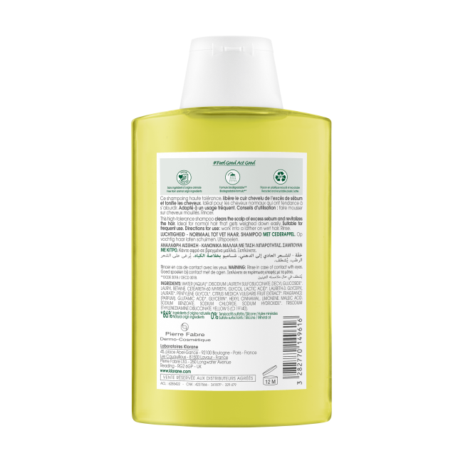 KLORANE SHAMPOO CEDRO 200ML