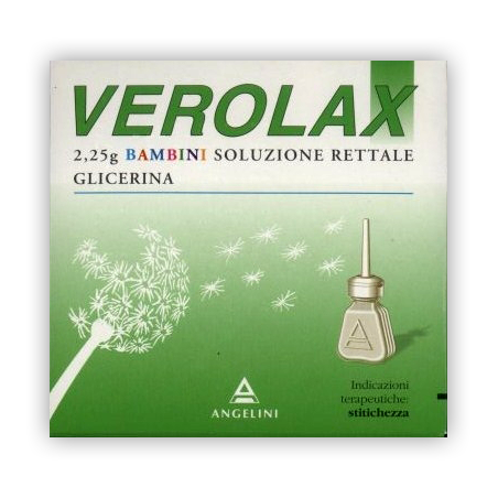 Verolax Bambini 6 Contenitori Monodose 2,25 G Soluzione Rettale