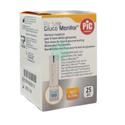 PIC STRISCE GLUCO MONITOR 25PZ