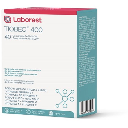 Tiobec 400 40 Compresse Fast-slow Da 1,28 G