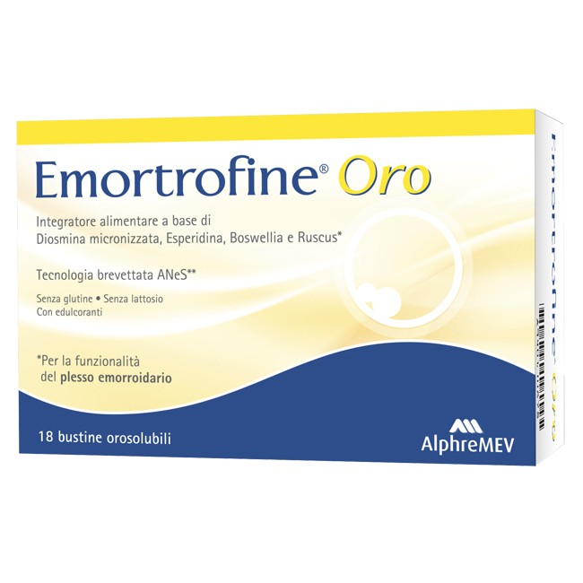 Emortrofine Oro 18 Bustine Da 3 G Emortrofine Oro 18 Bustine Da 3 G