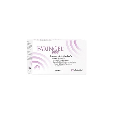 Faringel Plus 20 Stick Pack 7 Ml