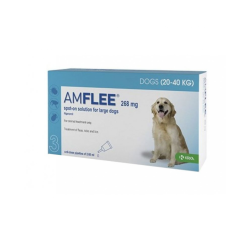 AMFLEE*spot-on soluz 3 pipette 2,68 ml 268 mg cani da 20 a 40 Kg