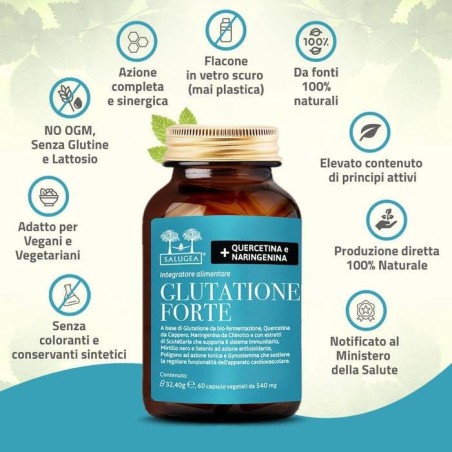GLUTATIONE FORTE SALUGEA 60CPS GLUTATIONE FORTE SALUGEA 60CPS