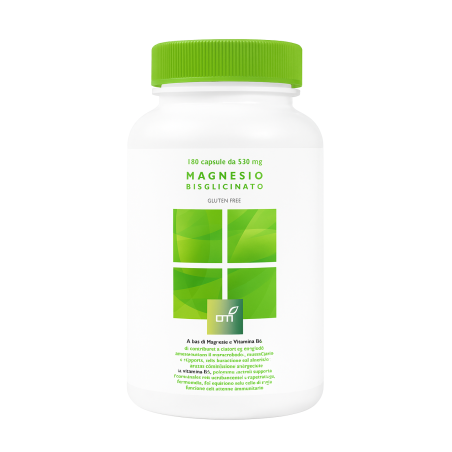 MAGNESIO BISGLICINATO 180 CAPSULE DA 530 MG MAGNESIO BISGLICINATO 180 CAPSULE DA 530 MG