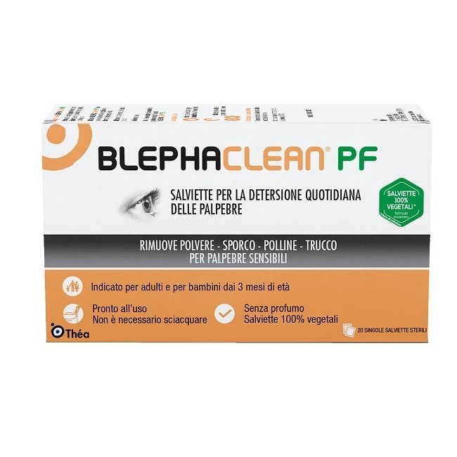 BLEPHACLEAN PF SALVIETTE DETERSIONE QUOTIDIANA PALPEBRE 20 PEZZI SENZA PROFUMO BLEPHACLEAN PF SALVIETTE DETERSIONE QUOTIDIANA PALPEBRE 20 PEZZI SENZA PROFUMO