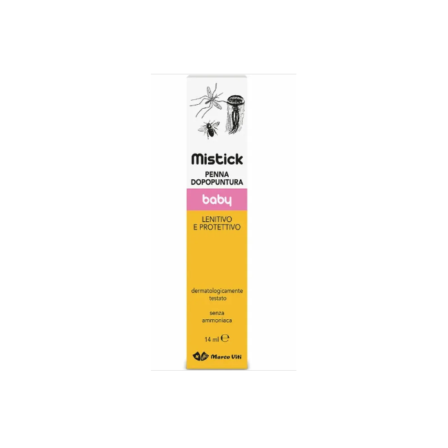 MISTICK BABY PENNA GEL DOPOPUNTURA ZANZARE IN TUBO CON ASTUCCIO MISTICK BABY PENNA GEL DOPOPUNTURA ZANZARE IN TUBO CON ASTUCCIO