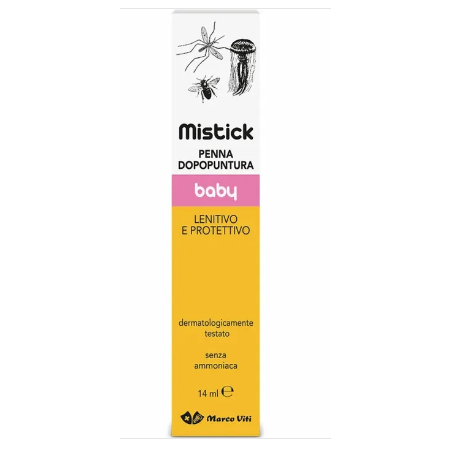 MISTICK BABY PENNA GEL DOPOPUNTURA ZANZARE IN TUBO CON ASTUCCIO MISTICK BABY PENNA GEL DOPOPUNTURA ZANZARE IN TUBO CON ASTUCCIO