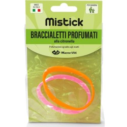 MISTICK BRACCIALETTI ROSA + ARANCIA 2 PEZZI