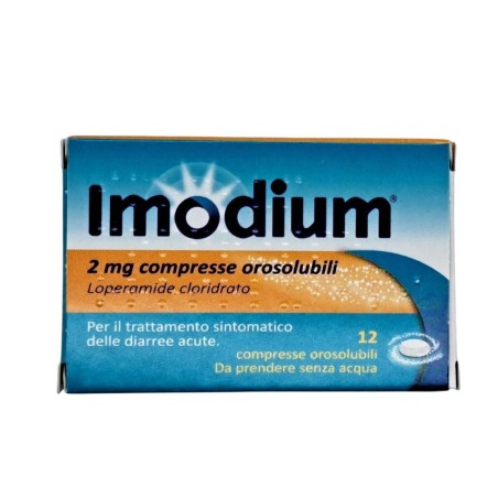 IMODIUM*12CPR OROSOL 2MG