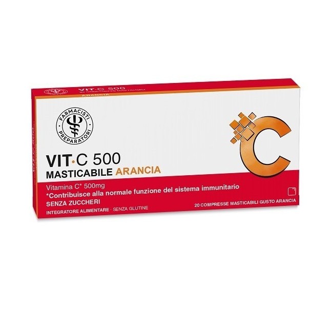 LFP VIT C 500 MASTICABILE ARANCIA 20 COMPRESSE MASTICABILI DA 1,65 G