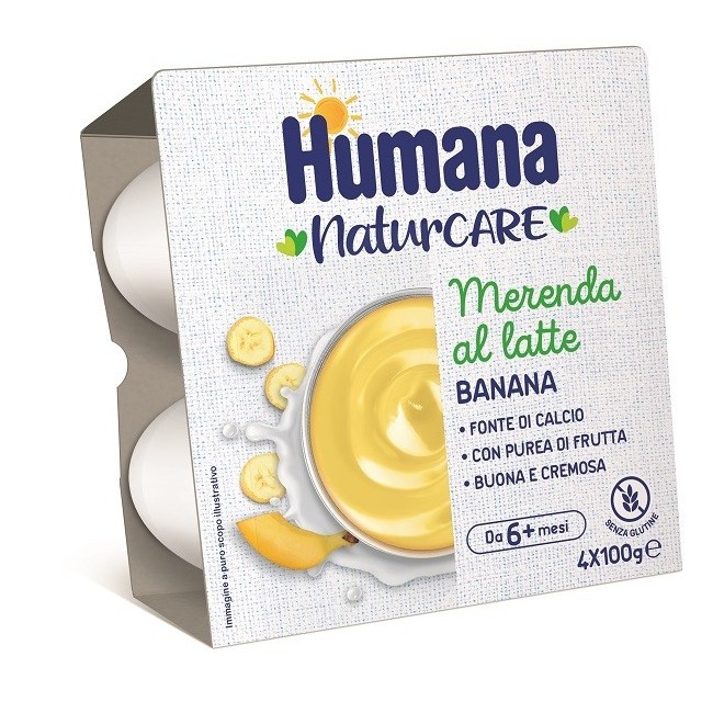 HUMANA MERENDA BANANA 4PZ HUMANA MERENDA BANANA 4PZ