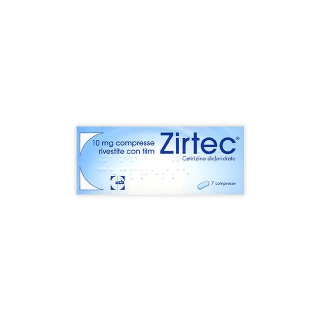 Zirtec 7 Compresse Rivestite Div 10 Mg