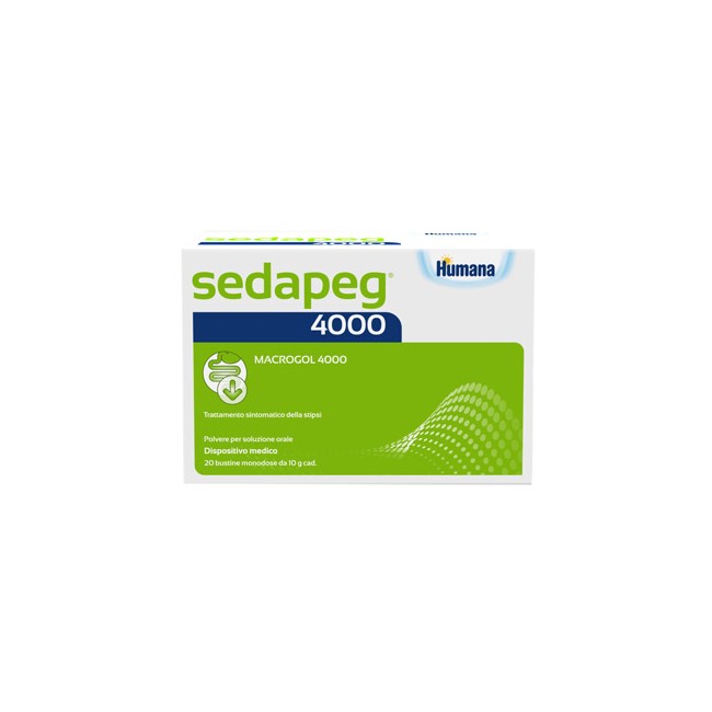 Sedapeg 4000 20 Bustine Monodose X 10g Humana