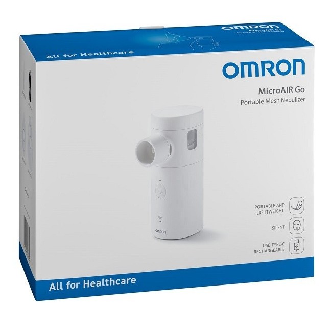 OMRON NEBULIZZATORE MESH PORTATILE MICROAIR GO OMRON NEBULIZZATORE MESH PORTATILE MICROAIR GO