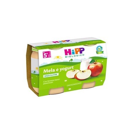 HIPP BIO OMOG MELA/YOGURT2X125 HIPP BIO OMOG MELA/YOGURT2X125