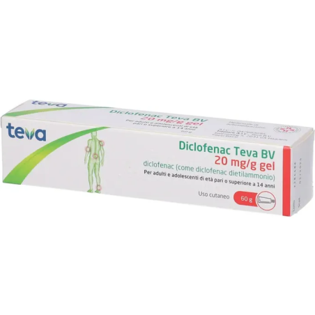 DICLOFENAC TE*GEL 60G 20MG/G