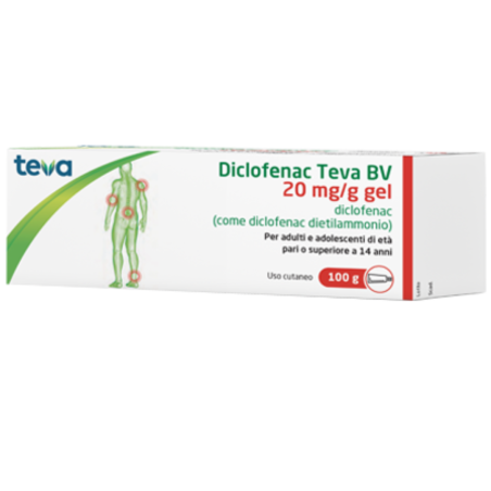 DICLOFENAC TE*GEL 100G 20MG/G