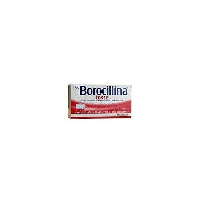Neoborocillina Tosse 20 Compresse Orodispers 10 Mg + 1,2 Mg