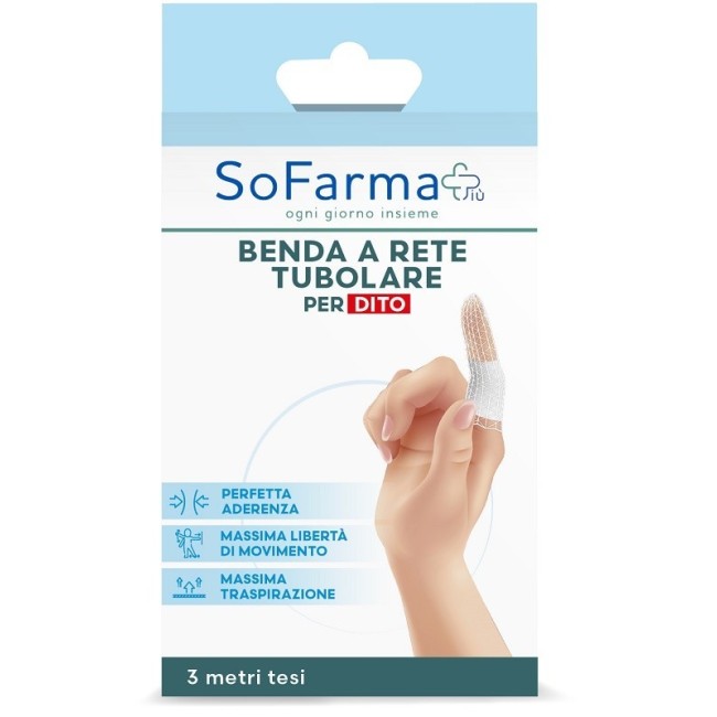 BENDA A RETE TUBOLARE SOFARMAPIU' PER DITA 3 METRI TESI