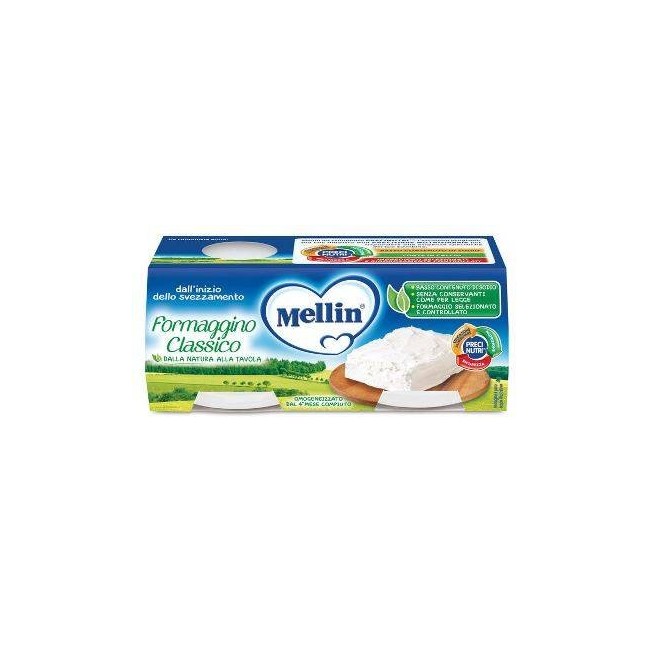 MELLIN OMOG FORMAGGIO 2X80G MELLIN OMOG FORMAGGIO 2X80G