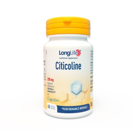 LONGLIFE CITICOLINE 60CPS VEG