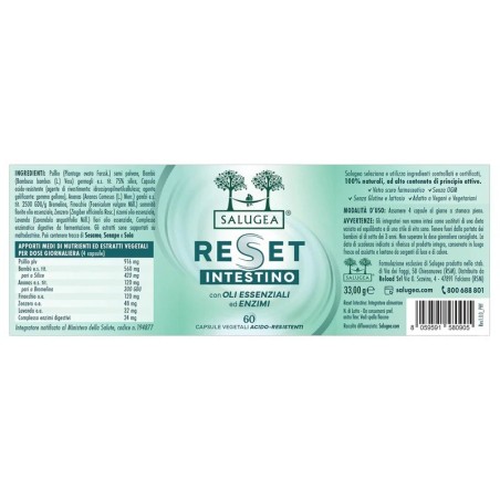 RESET INTESTINO SALUGEA 60CPS