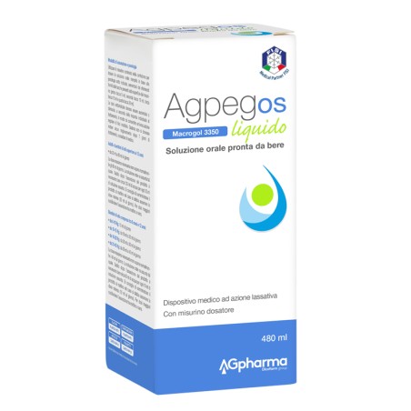 Agpeg Soluzione Orale Macrogol 3350 Liquido 480 Ml