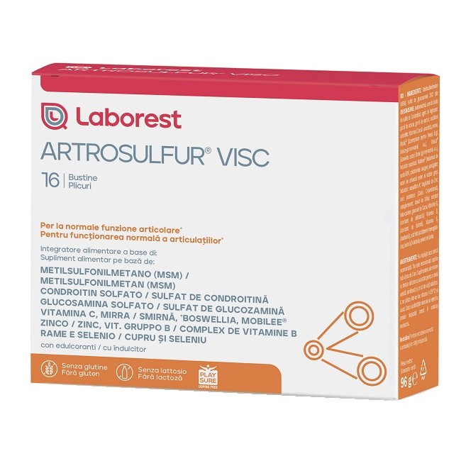 Artrosulfur Visc 16 Bustine Da 6 G Artrosulfur Visc 16 Bustine Da 6 G