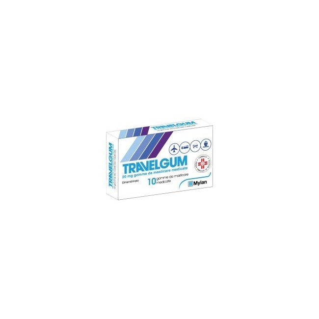 TRAVELGUM*10GOMME MAST 20MG