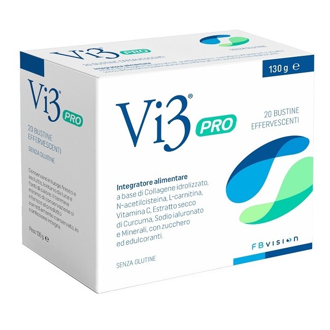 Vi3 Pro 20 Bustine Effervescenti Vi3 Pro 20 Bustine Effervescenti