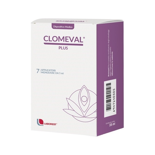 Clomeval Plus Gel Vaginale 35 Ml + 7 Applicatori Monouso Clomeval Plus Gel Vaginale 35 Ml + 7 Applicatori Monouso