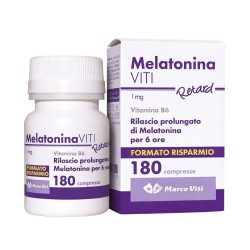 MELATONINA VITI 1 MG RETARD 180 COMPRESSE DA 150 MG SENZA GLUTINE SENZA LATTOSIO