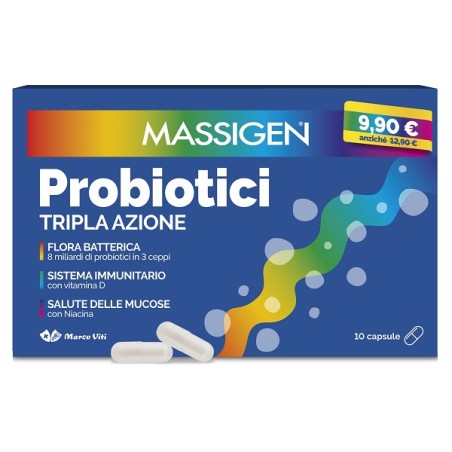 Massigen Probiotici 10 Capsule 2024 Offerta Speciale