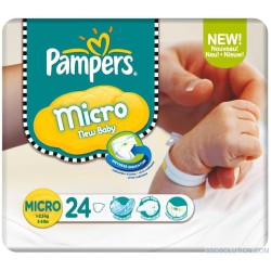 PAMPERS PROGRESSI MICRO PANNOLINI PER BAMBINI 24 PEZZI
