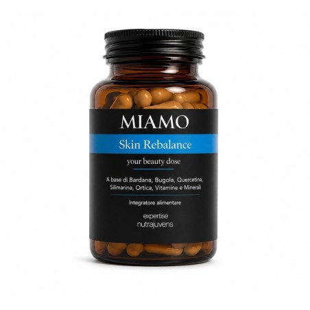 MIAMO EXPERTISE NUTRAIUVENS SKIN REBALANCE 60 CAPSULE SENZAGLUTINE LATTOSIO E COLORANTI MIAMO EXPERTISE NUTRAIUVENS SKIN REBALANCE 60 CAPSULE SENZAGLUTINE LATTOSIO E COLORANTI