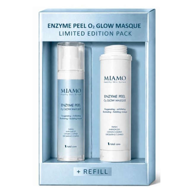 MIAMO ENZYME PEEL O2 GLOW MASQUE 45 ML + REFILL 45 ML MIAMO ENZYME PEEL O2 GLOW MASQUE 45 ML + REFILL 45 ML