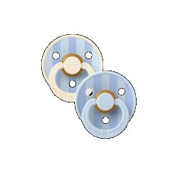 Bibs Studio Collection Colour Rotondo Lattice Avorio Baby Blu Size 2