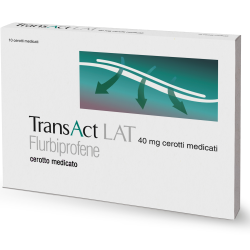 Transact Lat 10 Cerotti Medicati 40 Mg