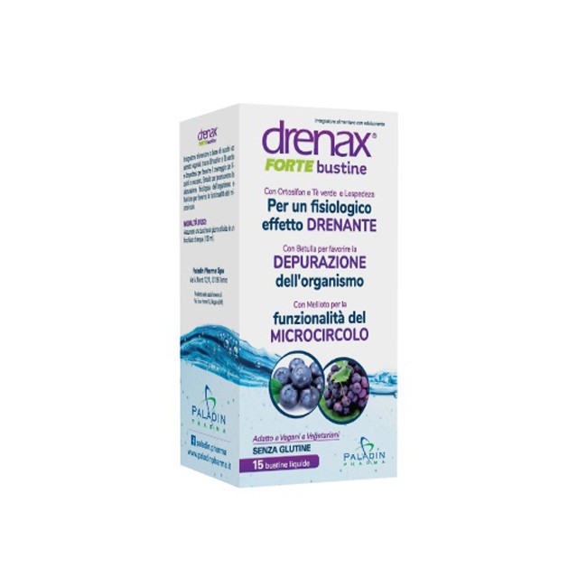 Drenax Forte Mirtillo E Uva 15 Bustine Drenax Forte Mirtillo E Uva 15 Bustine