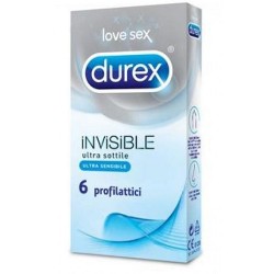 Durex Invisible Profilattico 6 Pezzi