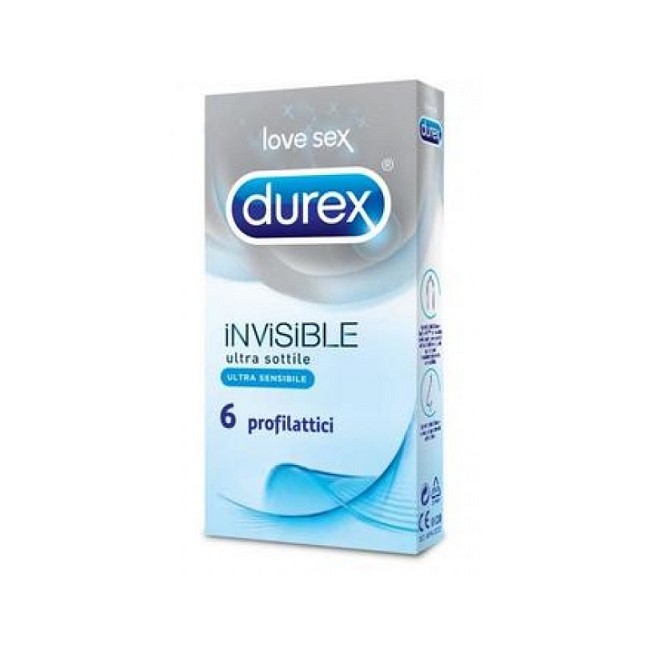 Durex Invisible Profilattico 6 Pezzi Durex Invisible Profilattico 6 Pezzi