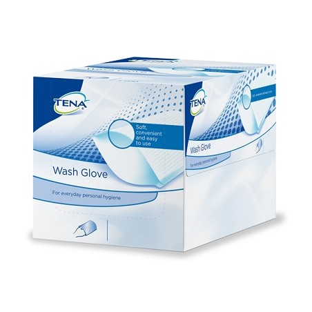 Guanto Per Igiene Tena Wash 50 Pezzi