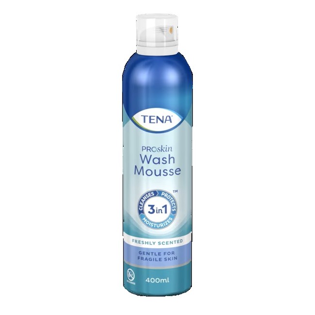 Tena Wash Mousse Detergente 400 Ml Tena Wash Mousse Detergente 400 Ml