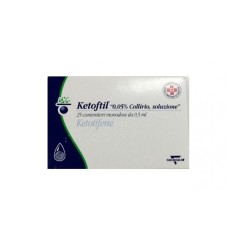 Ketoftil 25 Monodose Collirio 0,5 Ml 0,05%